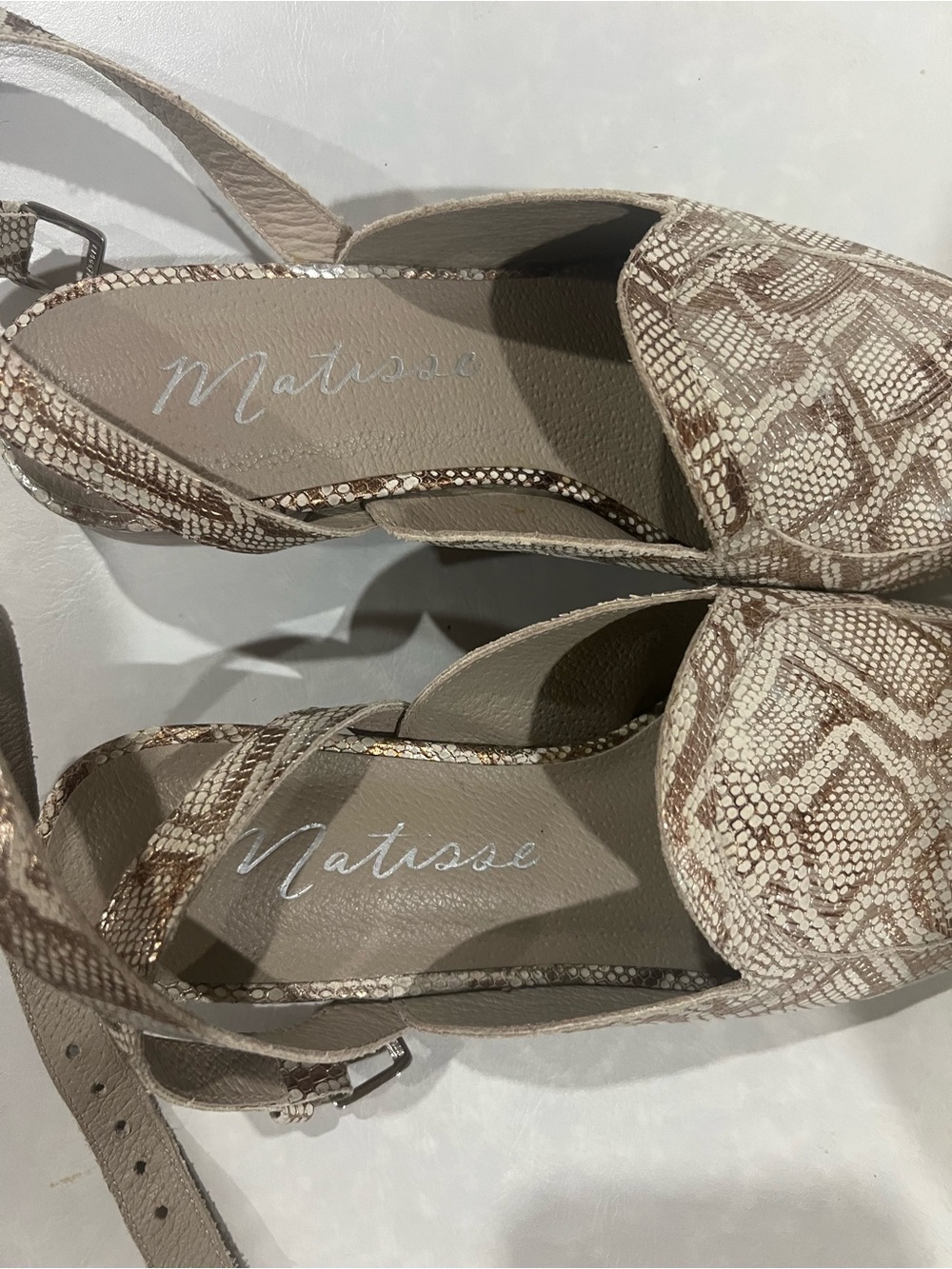 Matisse metallic ankle strap flats - Picture 6 of 6